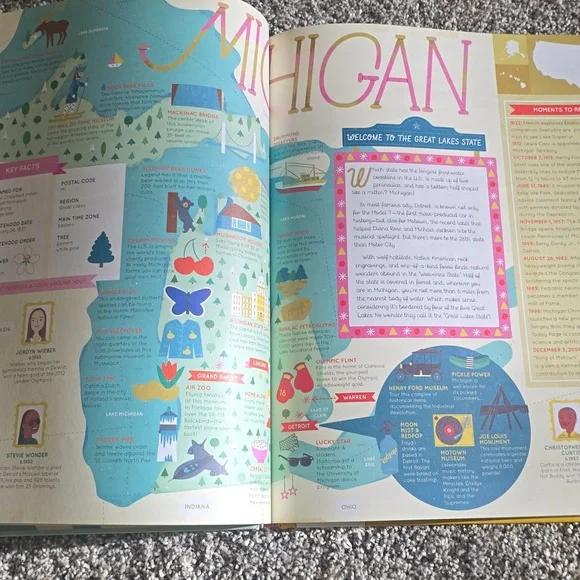 'The 50 States' Kids Map Book - Picture 4 of 10
